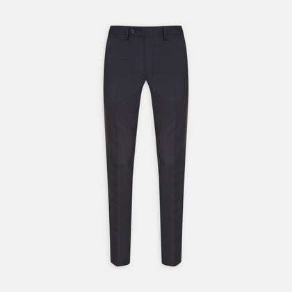 Navy Cotton  Trousers