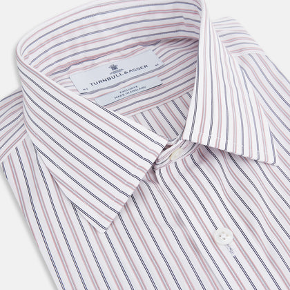 Red Multi Stripe Mayfair Shirt