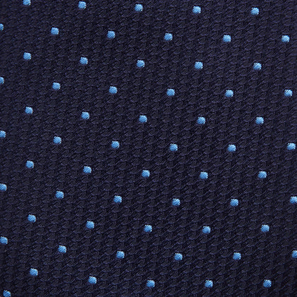 LACE ON TONE SPOT NAVY FORD TIE Image 2