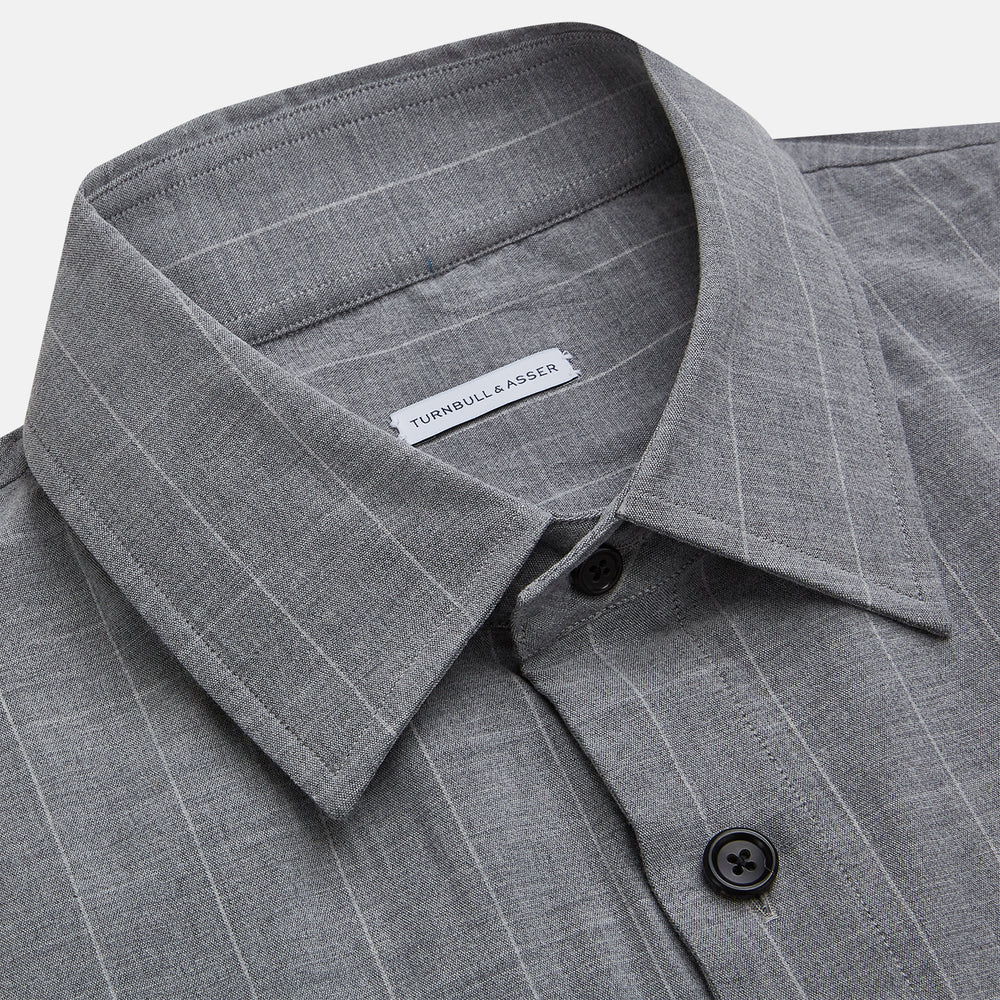 Grey Check Hampstead Overshirt