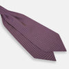 View 3 of product Lilac and Violet Micro Dot Silk Cravat