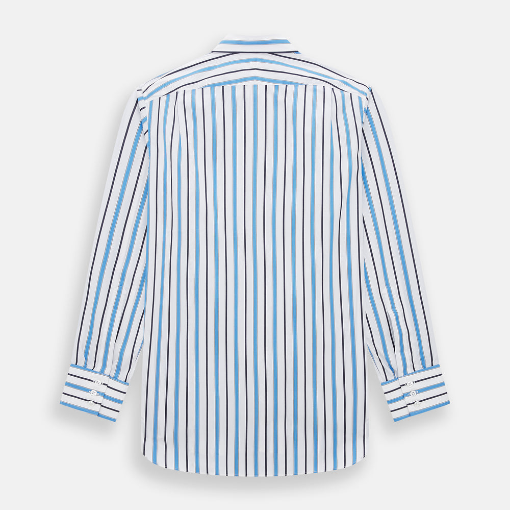 Sky Blue Multi Candy Stripe Mayfair Shirt
