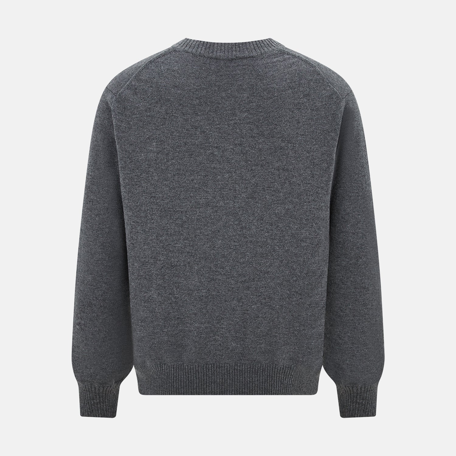 View 3 of product Grey Melange Cashmere Cardigan