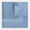 View 1 of product Pale Blue Dot Silk Pocket Square