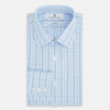 Navy and Blue Combination Check Mayfair Shirt