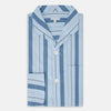 View 5 of product Blue Baiadera Stripe Pyjama Shirt