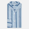 Blue Baiadera Stripe Pyjama Shirt