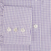View 4 of product Purple Micro Shadow Check Mayfair Shirt