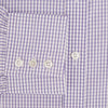 Purple Micro Shadow Check Mayfair Shirt