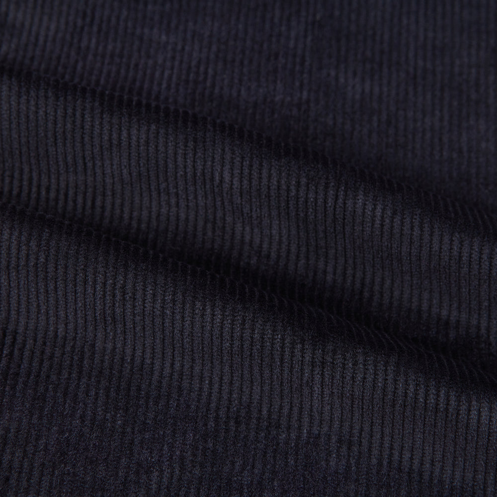 Navy Corduroy Henry Trousers