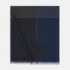 View 3 of product Charcoal and Navy Cashmere Scarf