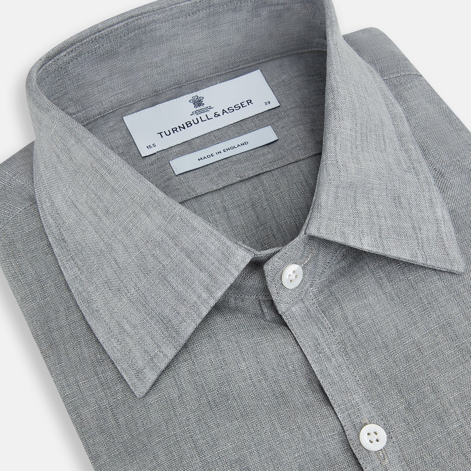 View 2 of product Grey Linen Westminster Shirt