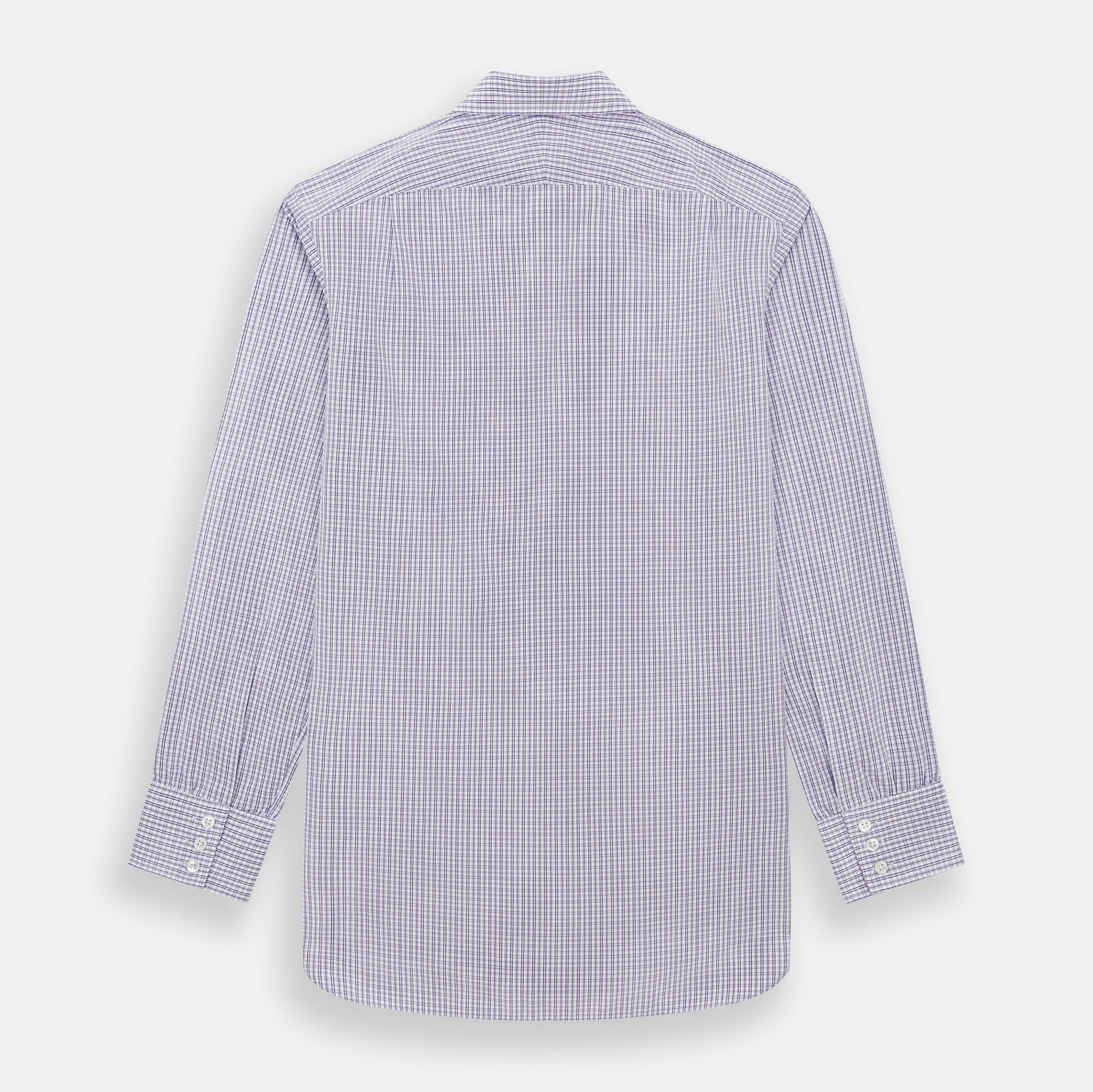 View 3 of product Purple Double Graph Check Mayfair Shirt