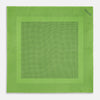 View 4 of product Kelly Green Dot Silk Pocket Square