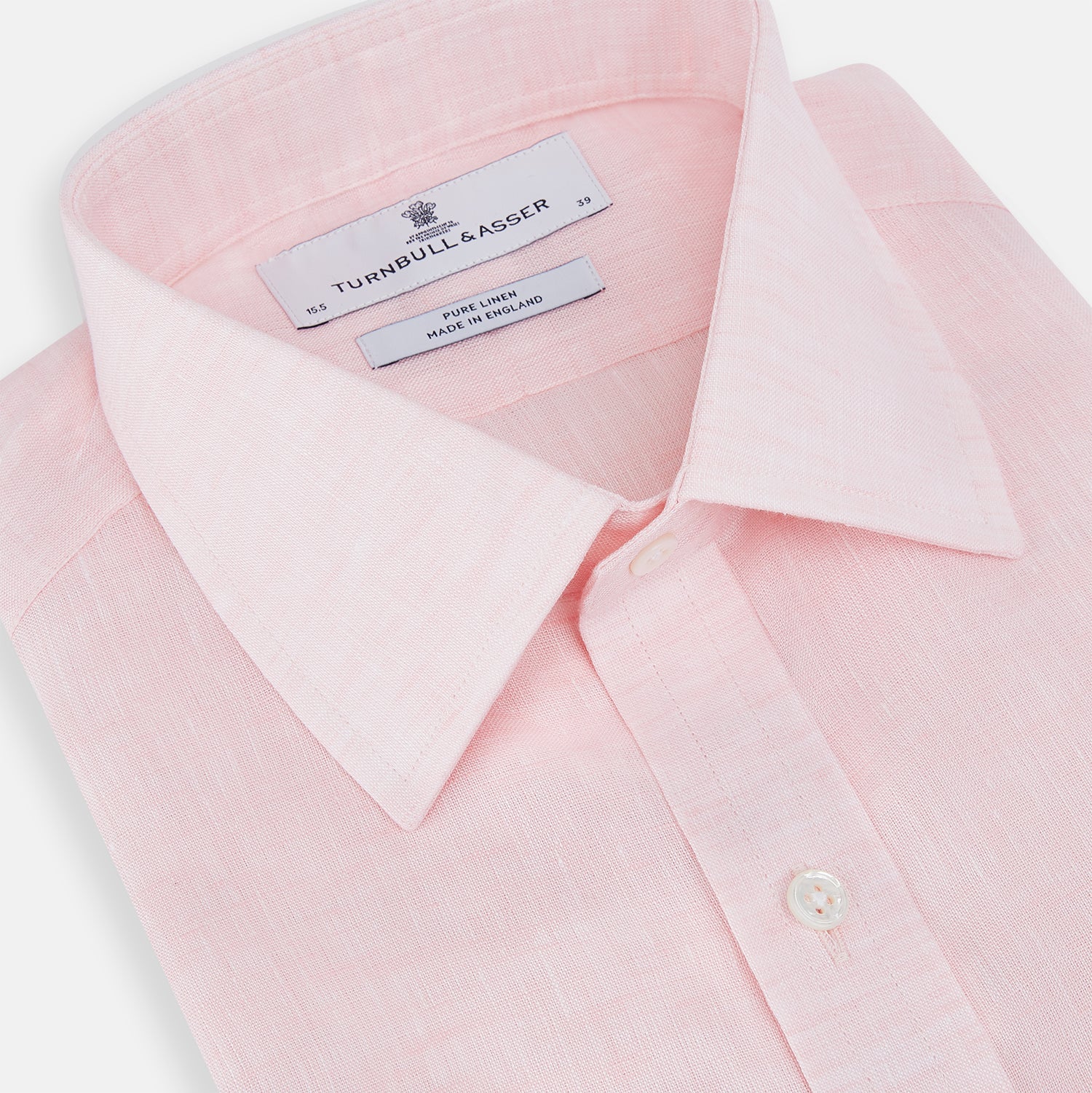View 2 of product Pale Pink Linen Mayfair Shirt