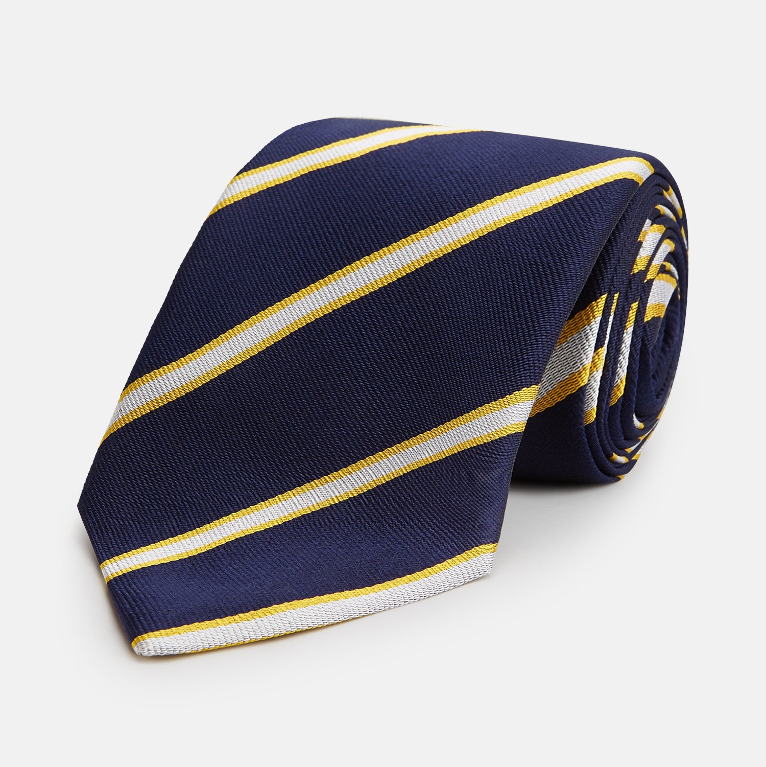 View 1 of product Yellow and White Blazer Silk Tie
