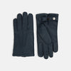 View 1 of product Navy Cashmere-Lined Peccary Leather Gloves