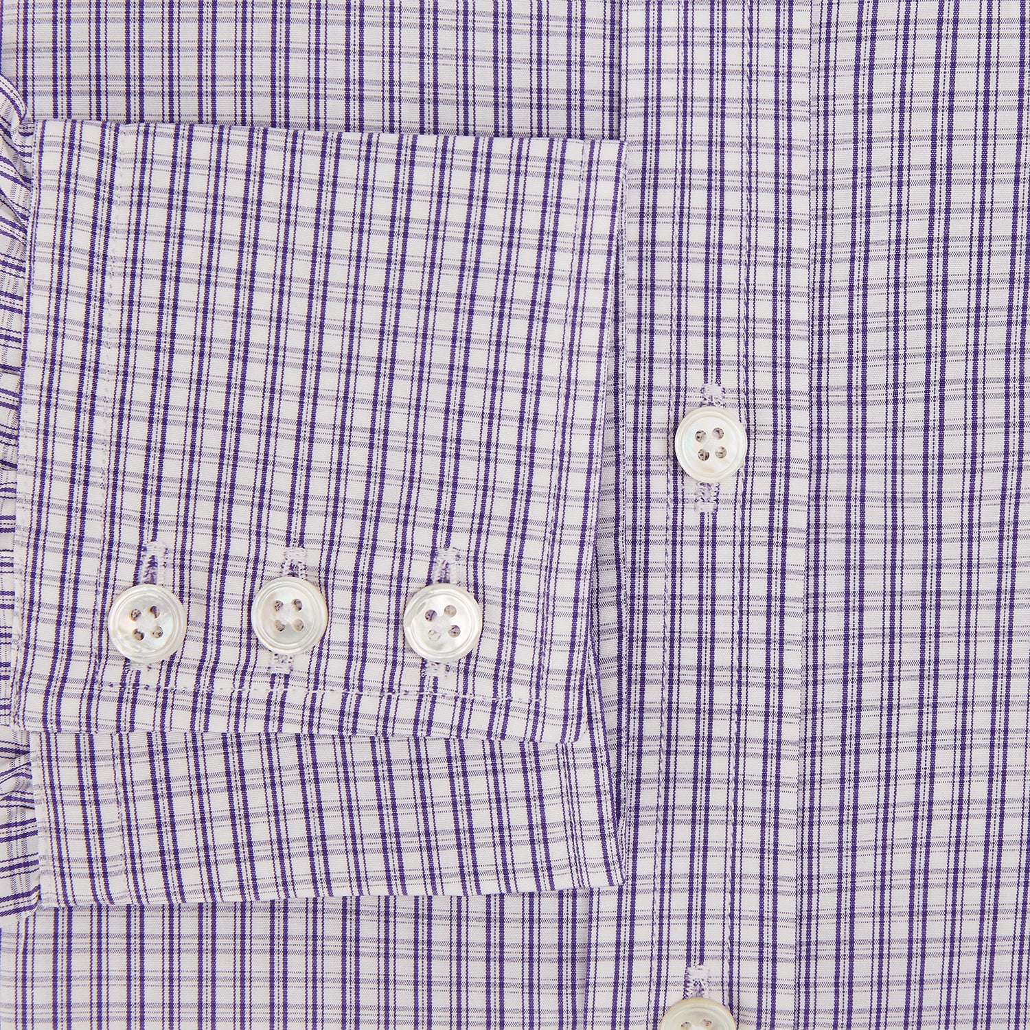 View 4 of product Purple Double Graph Check Mayfair Shirt