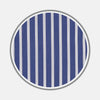 View 1 of product Navy and White Deep Stripe Cotton Fabric