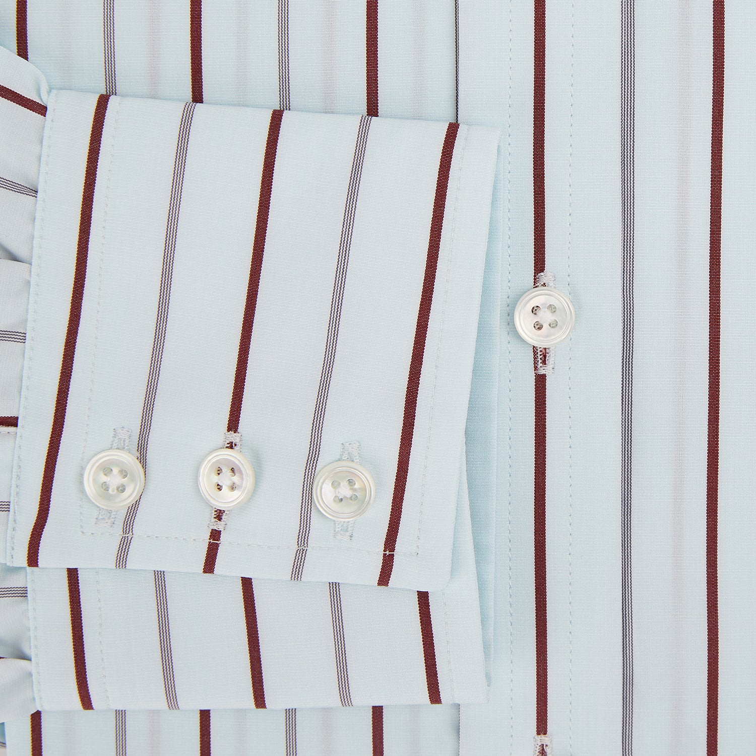 View 4 of product Burgundy Combination Stripe Mayfair Shirt