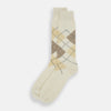 View 2 of product White Wool Check Mid-Length Socks