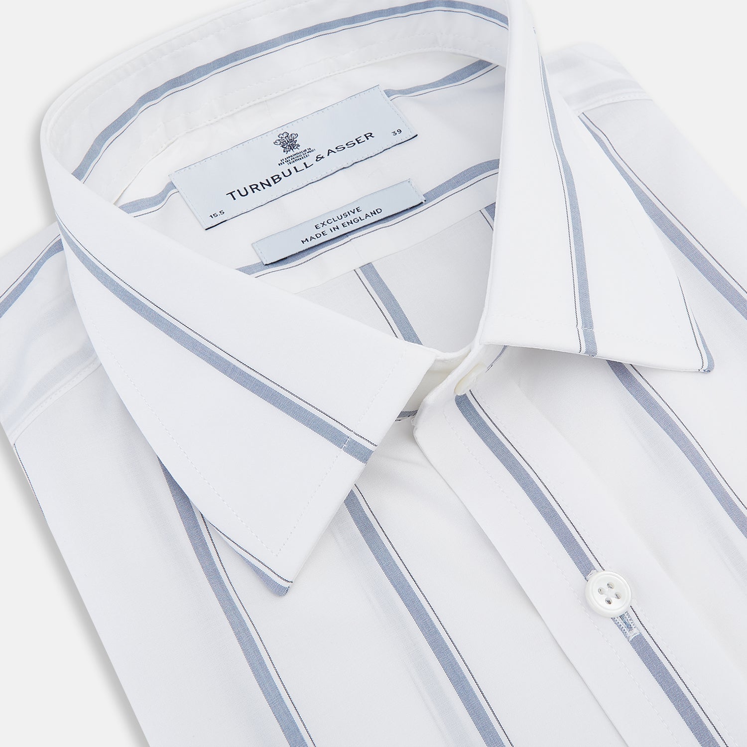 View 2 of product Steel Grey Track Stripe Mayfair Shirt
