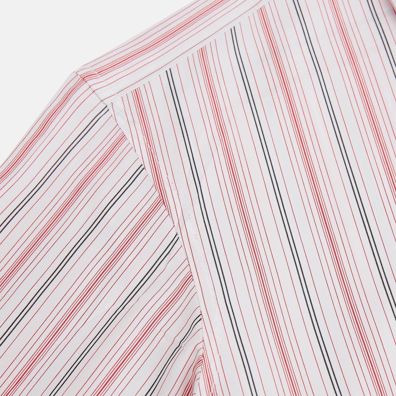 View 6 of product Red Multi Pencil Stripe Windsor Shirt