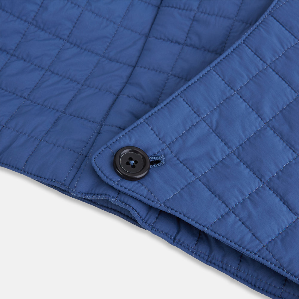 Azzurro Quilted Hood with Neck Warmer