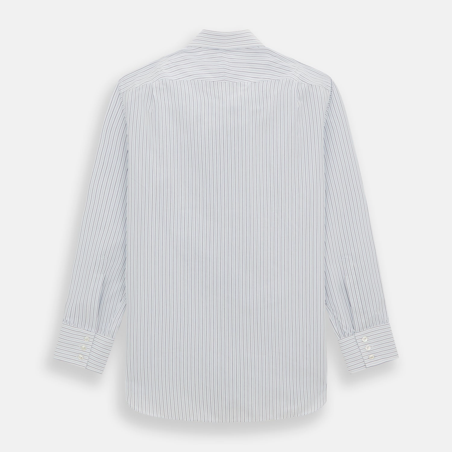 View 5 of product Blue Double Pinstripe Mayfair Shirt