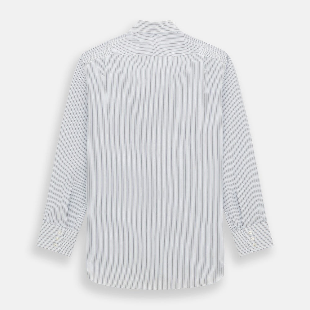 Blue Double Pinstripe Mayfair Shirt