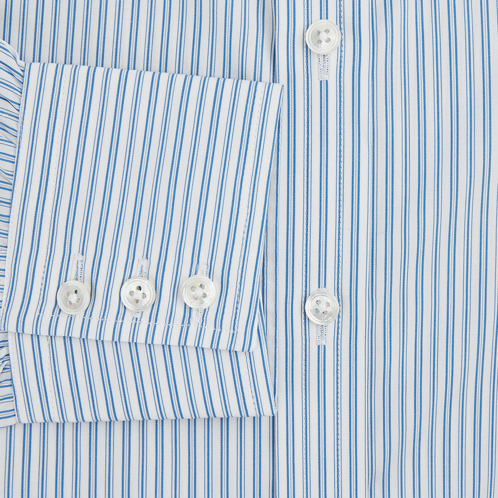Sky Blue Double Stripe Mayfair Shirt