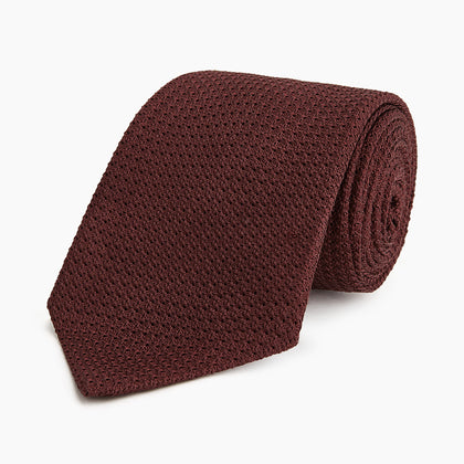 Dark Red Knitted Tie Image 4