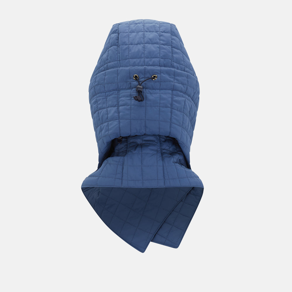 Azzurro Quilted Hood with Neck Warmer