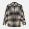 View 6 of product Blue Multi Check Weekend Fit Shirt with Derby Collar and 1-Button Cuffs