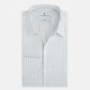 View 5 of product Turquoise and Red Ticking Stripe Windsor Shirt