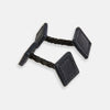 View 1 of product Navy Leather Cufflinks