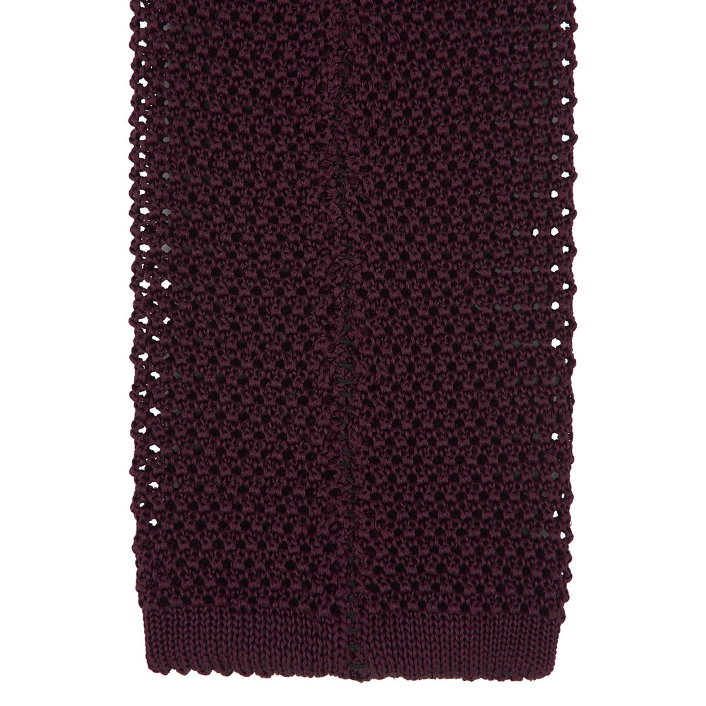 MTIE011-ZAI003 TIES 7.5CM, PLAIN, BURGUNDY