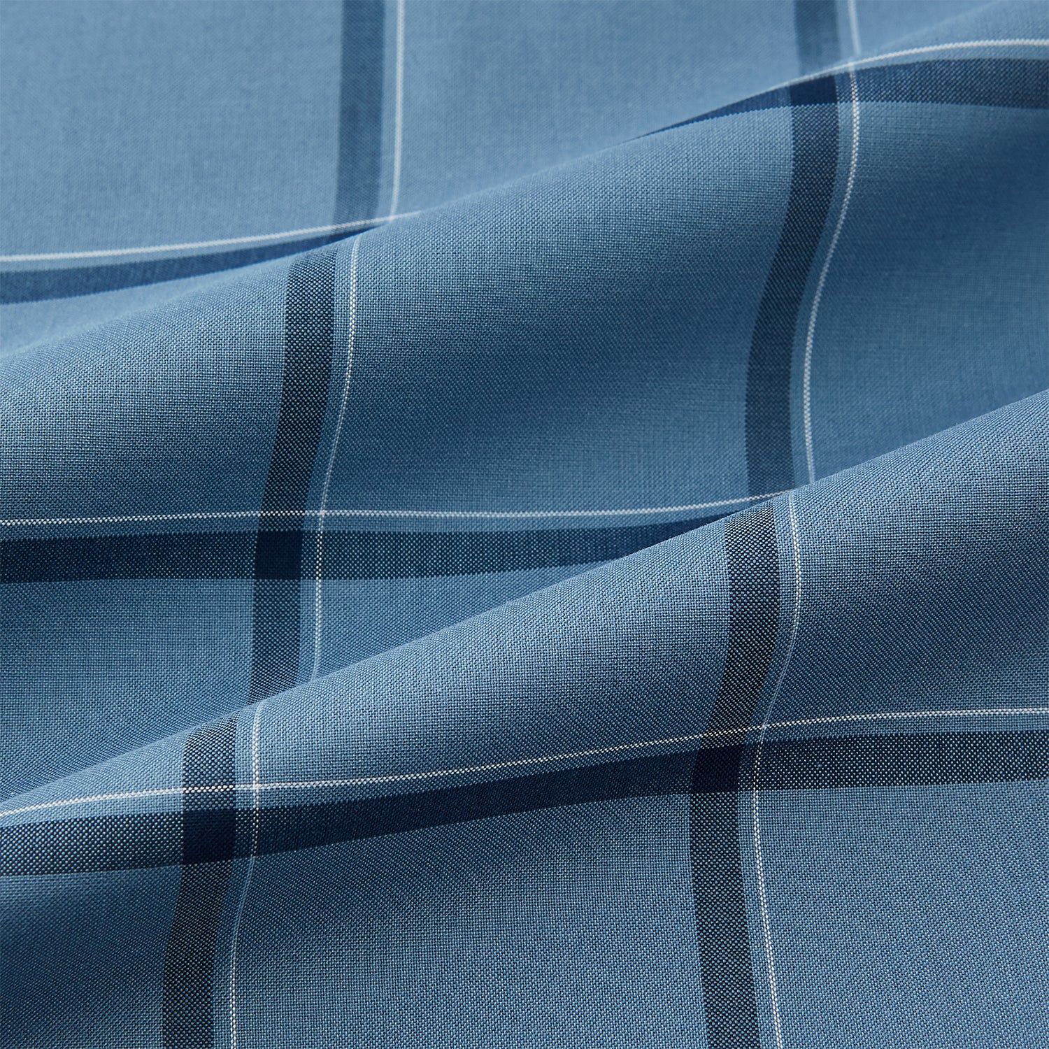 View 6 of product Steel Grey Grid Check Mayfair Shirt