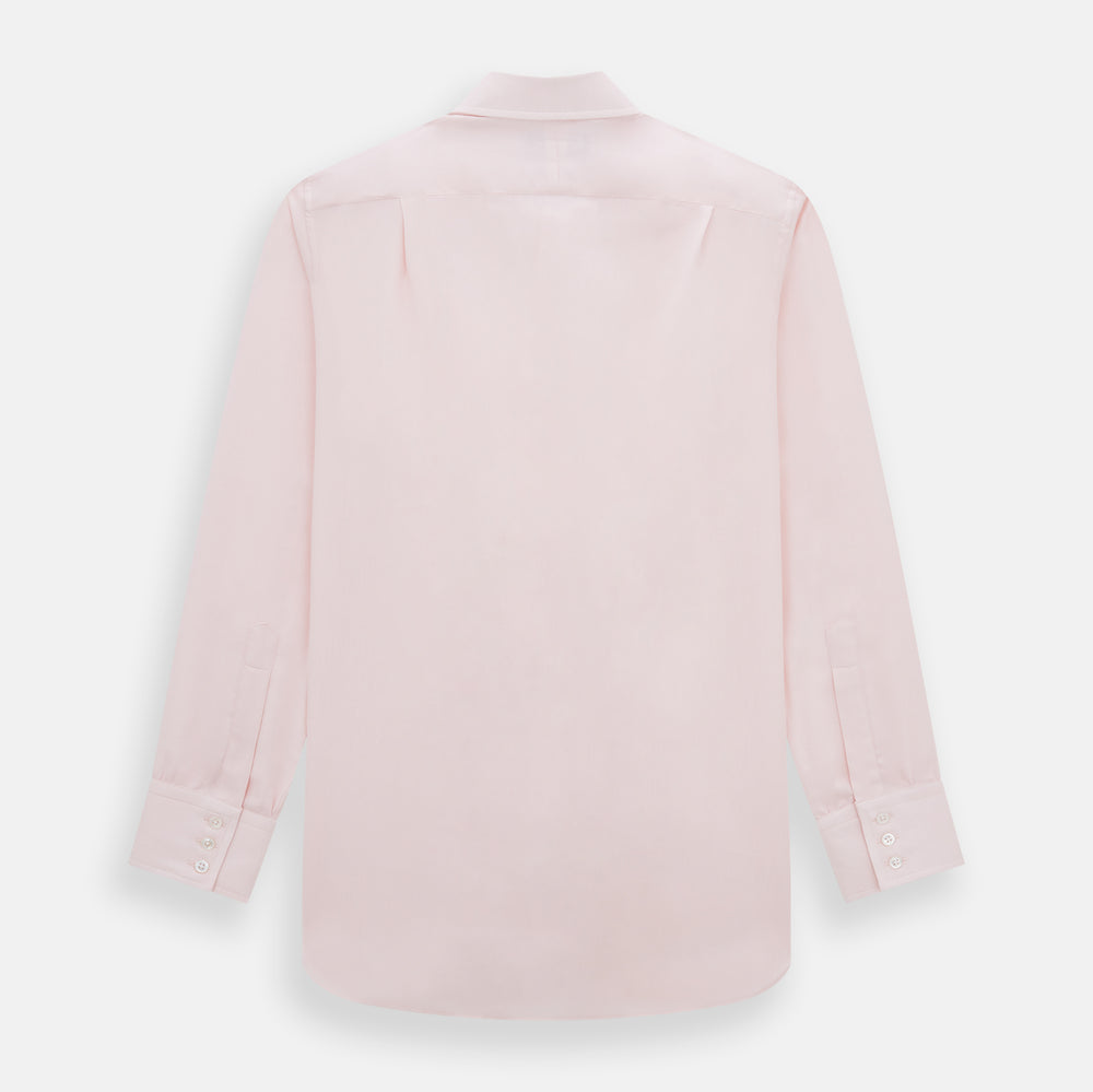 Pale Pink Cotton Cashmere Mayfair Shirt