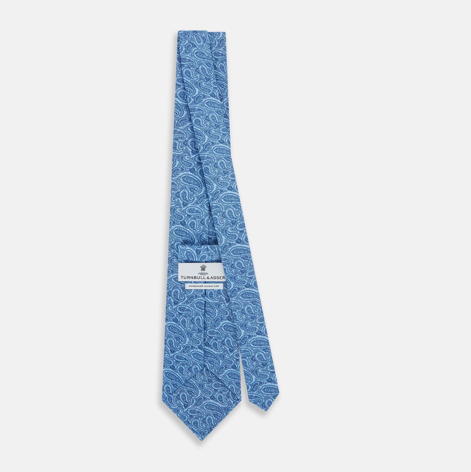 Image 4 of product Blue Paisley Silk Tie
