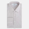 View 5 of product Burgundy Micro Tattersall Check Mayfair Shirt
