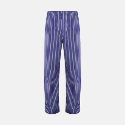 Navy Stripe Modern Pyjama Trousers