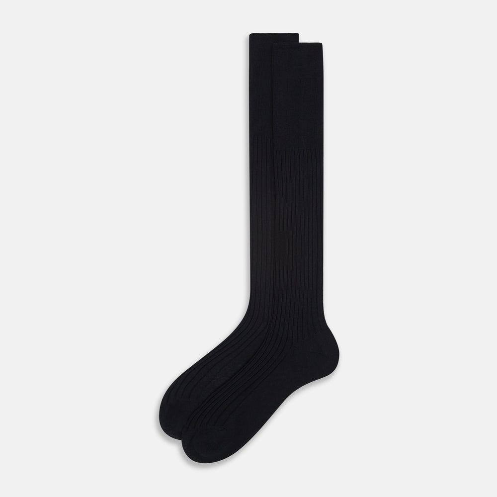 Midnight Blue Long Socks