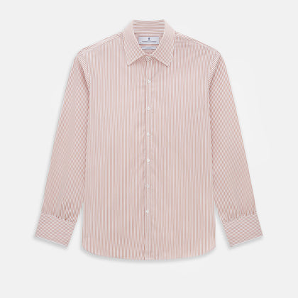 Orange Multi Stripe Westminster Shirt Image 8