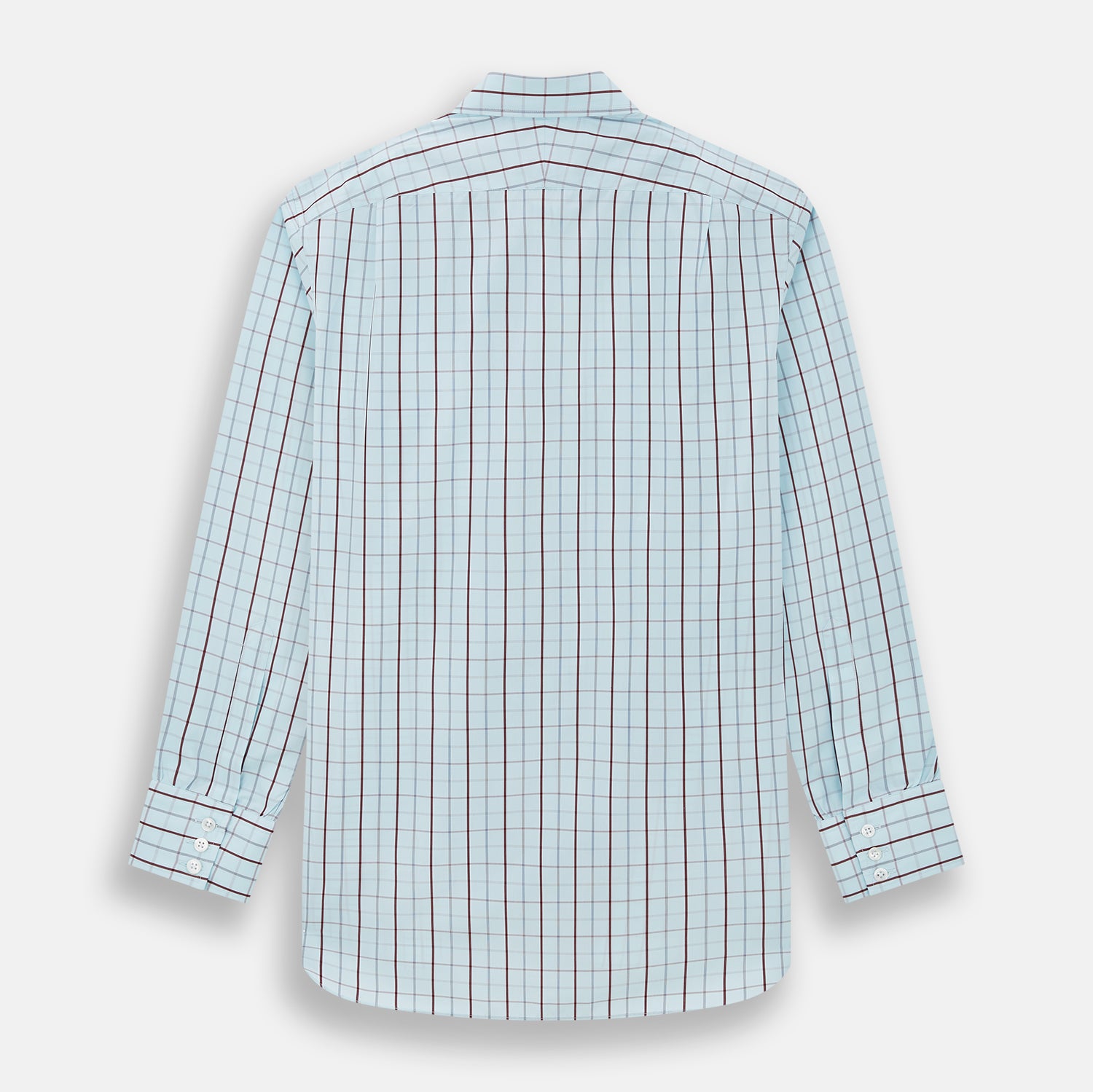 View 3 of product Burgundy Combination Check Mayfair Shirt