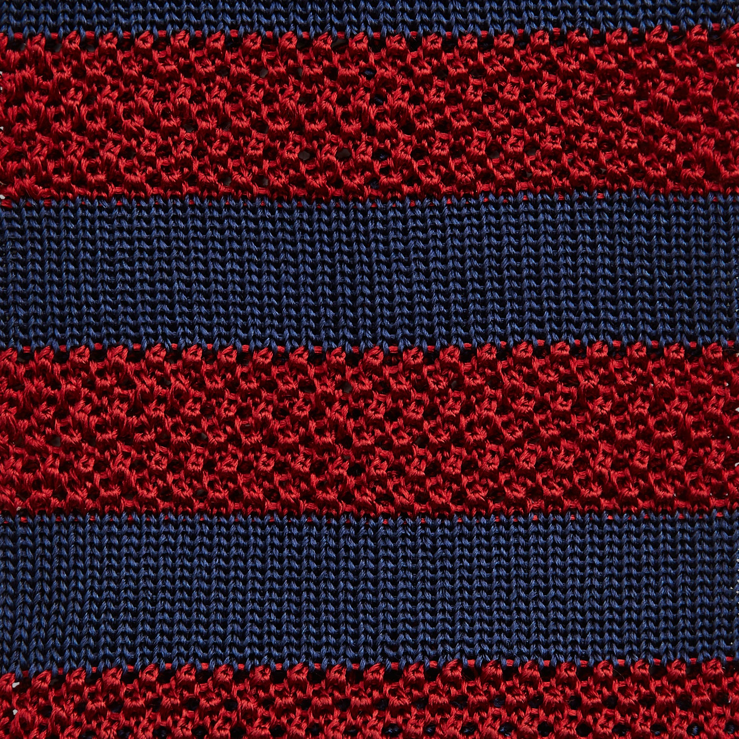 View 3 of product KNITTED STRIPE RED TIE