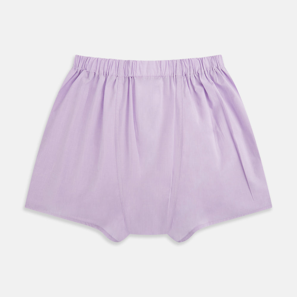 Plain Lilac Godfrey Boxer Shorts