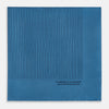 View 4 of product Blue Stripe Silk Pocket Square