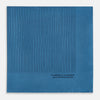 Blue Stripe Silk Pocket Square