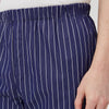View 4 of product Navy Stripe Modern Pyjama Trousers